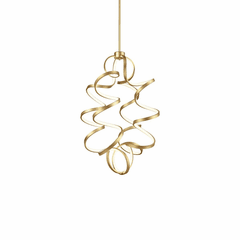 Kuzco Synergy LED Chandelier - Antique Brass - CH93934-AN