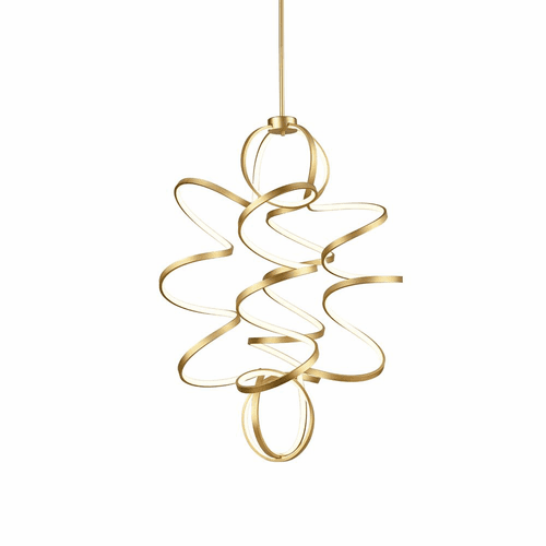 Kuzco Synergy LED Chandelier - Antique Brass - CH93941-AN