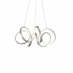 Kuzco Synergy LED Chandelier - Antique Silver - CH93824-AS Kuzco Synergy LED Chandelier - Antique Silver - CH93824-AS