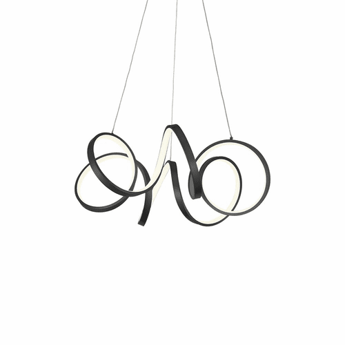 Kuzco Synergy LED Chandelier - Black - CH93824-BK
