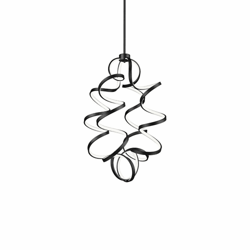 Kuzco Synergy LED Chandelier - Black - CH93934-BK