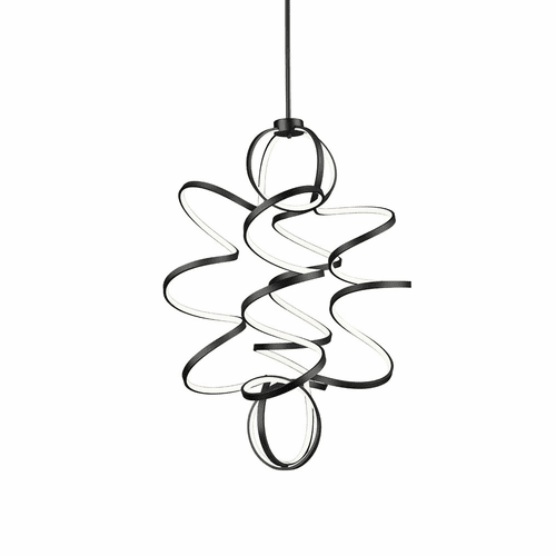 Kuzco Synergy LED Chandelier - Black - CH93941-BK