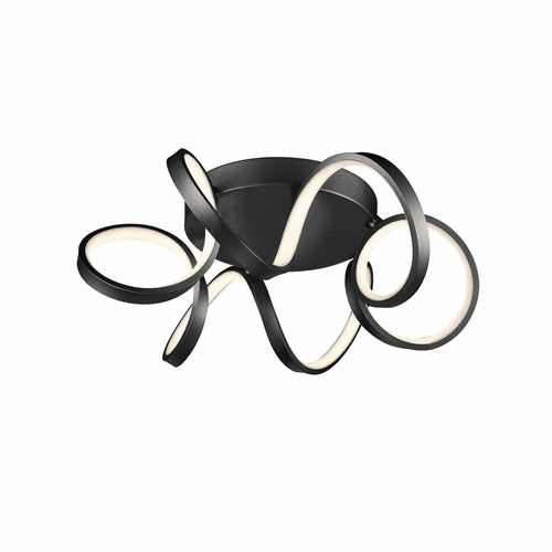 Kuzco Synergy LED Flush Mount - Black - FM93820-BK