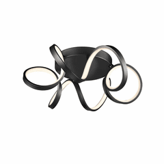 Kuzco Synergy LED Flush Mount - Black - FM93820-BK