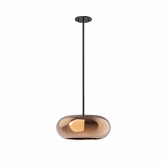 Kuzco Trinity LED Pendant - Black - PD62014-BK/CP
