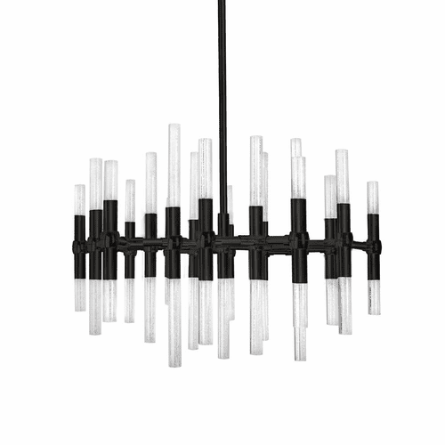 Kuzco Turin LED Chandelier - Black Plating - CH9628-BL