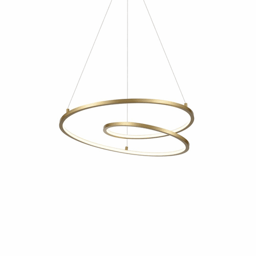 Kuzco Twist LED Pendant - Antique Brass - PD11119-AN