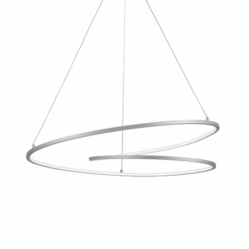 Kuzco Twist LED Pendant - Antique Silver - PD11132-AS