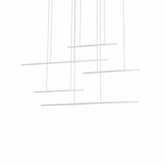 Kuzco Vega Motion LED Pendant - Brushed Nickel - MP18350-BN