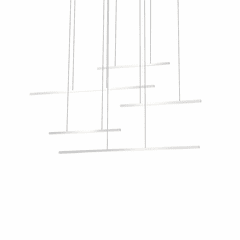 Kuzco Vega Motion LED Pendant - White - MP18350-WH