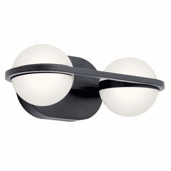 lan Brettin 2-LT LED Bath Light - Matte Black - 85091MBK