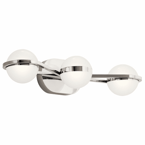 lan Brettin 3-LT LED Bath Light - Polished Nickel - 85092PN