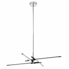 lan Charter 1 Tier Chandelier LED - Matte Black - 84081MBK