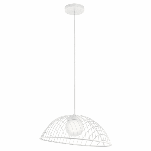 lan Clevo LED Pendant - White - 84095WH