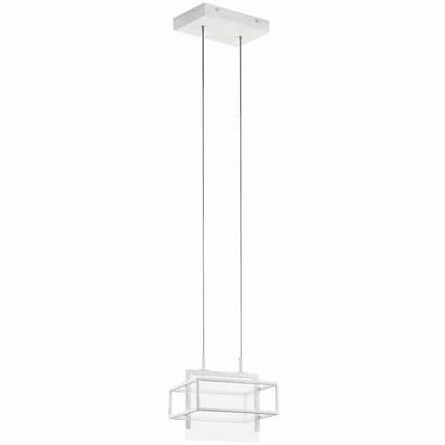 lan Vega LED Mini Pendant - White - 84052WH