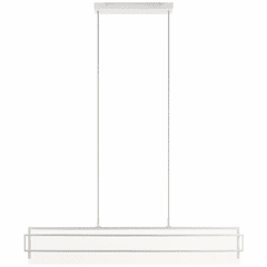 lan Vega Linear Chandelier LED - White - 84051WH