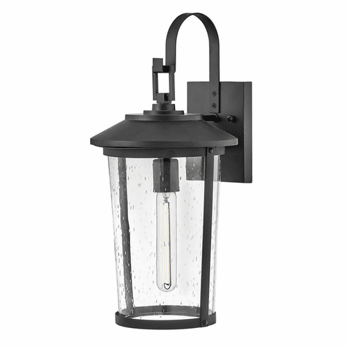 Lark Banks Medium Wall Mount Lantern - Black - 82024BK