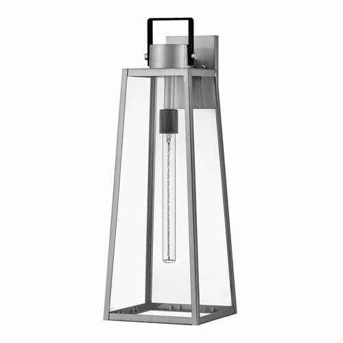Lark Hugh Large Wall Mount Lantern - Antique Brushed Aluminum - 82005AL
