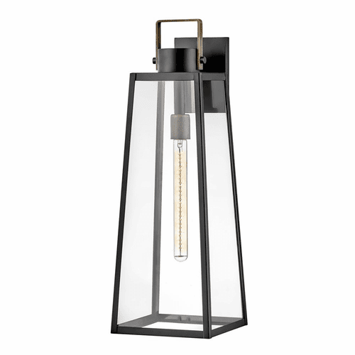 Lark Hugh Large Wall Mount Lantern - Black - 82005BK