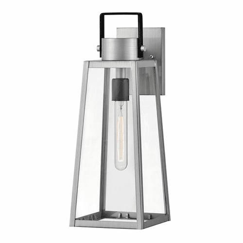 Lark Hugh Medium Wall Mount Lantern - Antique Brushed Aluminum - 82004AL