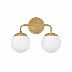 Lark Juniper Two Light Vanity - Lacquered Brass - 85002LCB