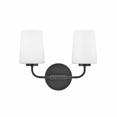 Lark Kline Two Light Vanity - Black - 853452BK