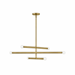 Lark Millie 6-Light Convertible Mobile Multi Tier - Lacquered Brass - 83195LCB