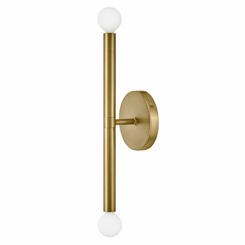 Lark Millie Two Light Tall Sconce - Lacquered Brass - 83192LCB