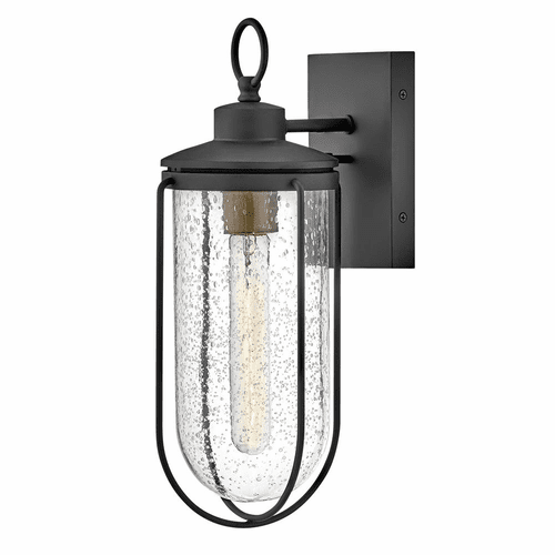 Lark Moby Small Wall Mount Lantern - Museum Black - 82030MB