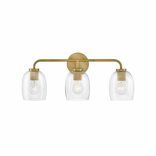 Lark Percy Three Light Vanity - Lacquered Brass - 85013LCB