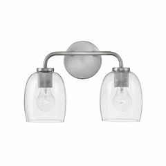 Lark Percy Two Light Vanity - Antique Nickel - 85012AN