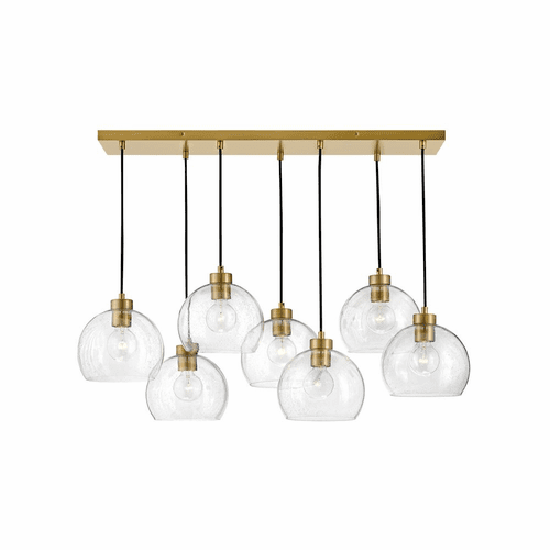 Lark Rumi Seven Light Linear - Lacquered Brass - 83016LCB