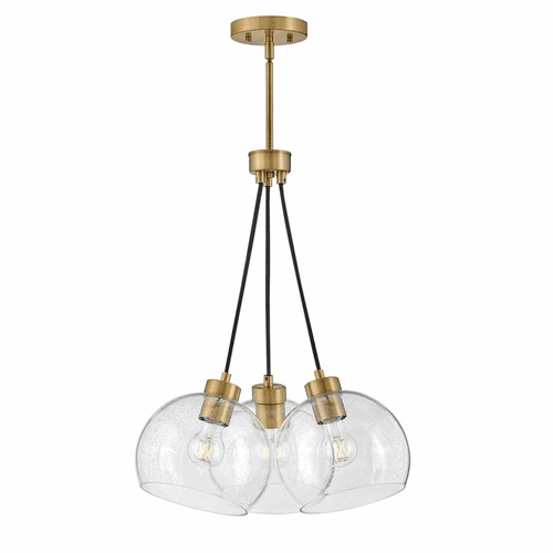 Lark Rumi Three Light Pendant - Lacquered Brass - 83013LCB