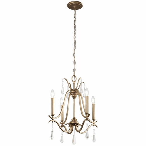 Laurel Estate 4-LT Chandelier - Brio Gold - 4444-582