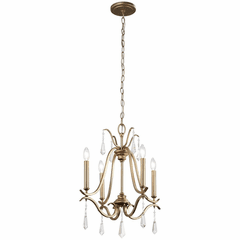 Laurel Estate 4-LT Chandelier - Brio Gold - 4444-582