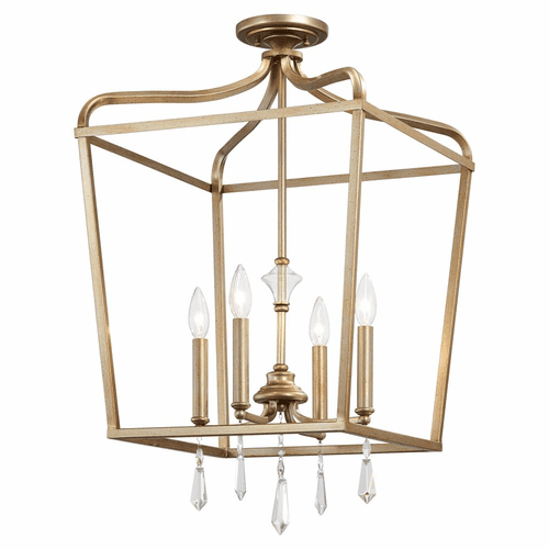 Laurel Estate 4-LT Pendant - Brio Gold - 4448-582
