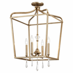 Laurel Estate 4-LT Pendant - Brio Gold - 4448-582