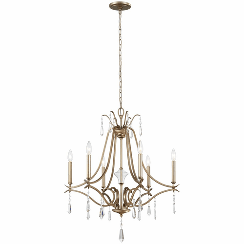Laurel Estate 6-LT Chandelier - Brio Gold - 4446-582