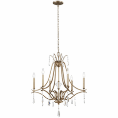 Laurel Estate 6-LT Chandelier - Brio Gold - 4446-582