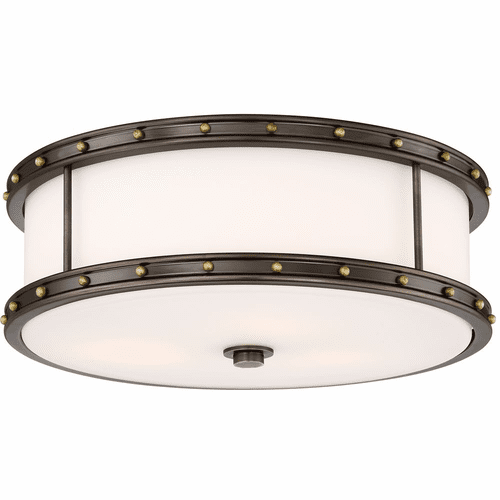 LED Flush Mount - Harvard Court Bronze W/Liberty - 827-103-L