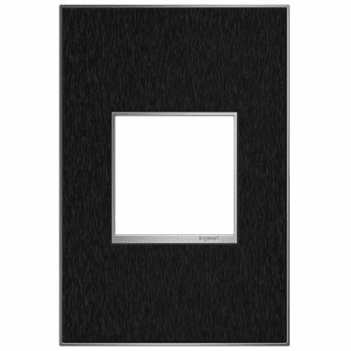Legrand Adorne 1-Gang Wall Plate - Black Stainless - AWM1G2BLS4