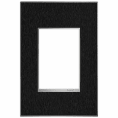 Legrand Adorne 1-Gang + Wall Plate - Black Stainless - AWM1G3BLS4