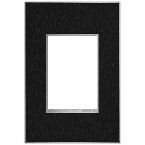 Legrand Adorne 1-Gang + Wall Plate - Black Stainless - AWM1G3BLS4