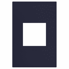 Legrand Adorne 1-Gang Wall Plate - Bleu Noir - AWP1G2BN4