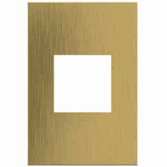 Legrand Adorne 1-Gang Wall Plate - Brushed Satin Brass - AWC1G2BSB4