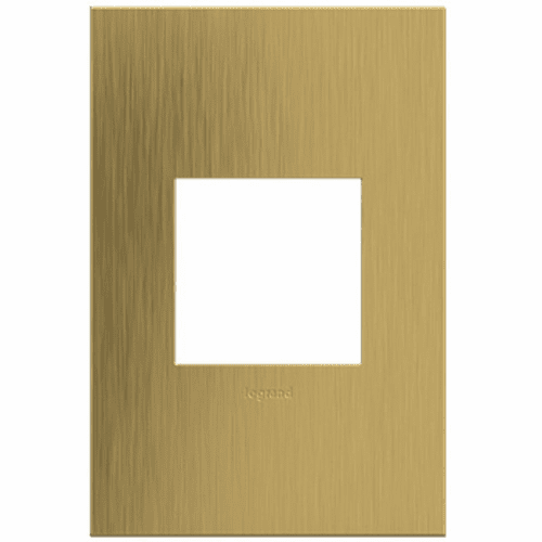 Legrand Adorne 1-Gang Wall Plate - Brushed Satin Brass - AWC1G2BSB4