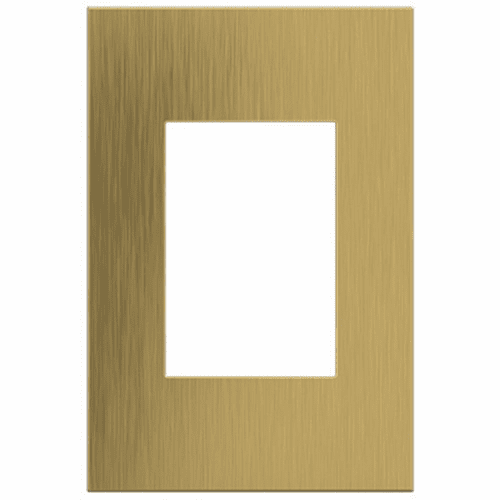 Legrand Adorne 1-Gang + Wall Plate - Brushed Satin Brass - AWC1G3BSB4