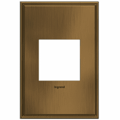 Legrand Adorne 1-Gang Wall Plate - Coffee - AWC1G2COF4