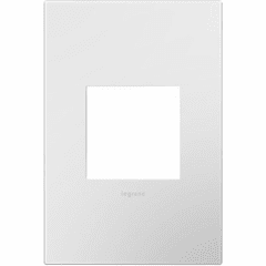 Legrand Adorne 1-Gang Wall Plate - Gloss White - AWP1G2WH6