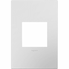 Legrand Adorne 1-Gang Wall Plate - Powder White - AWP1G2PW4 Legrand Adorne 1-Gang Wall Plate - Powder White - AWP1G2PW4
